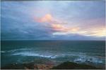 Sunset. Actually, the colors may be better in the picture than in reality.
 Sorrento ; 2002/01/29
